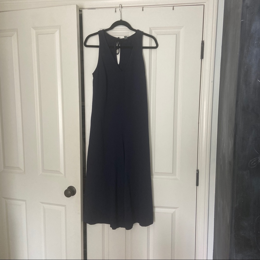 Los Angeles Apparel Navy Blue Heavy Jersey Jumpsuit